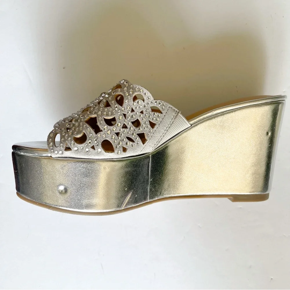Thalia Sodi Silver Wedge with Pearls